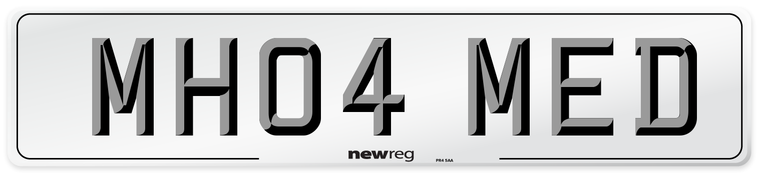 MH04 MED Number Plate from New Reg
